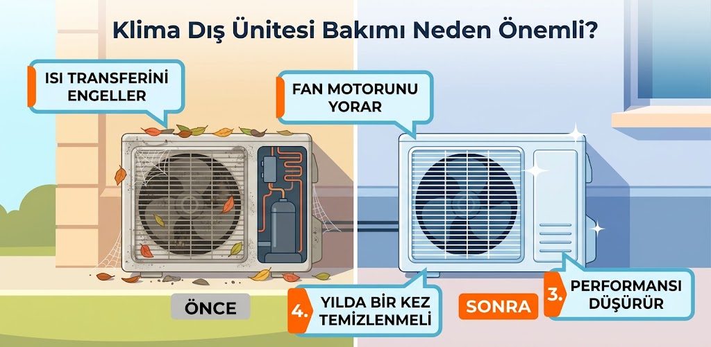 Klima Dış Ünitesi Bakımı Neden Önemli?