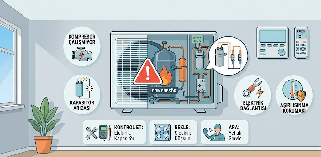 Klima Kompresörü Çalışmıyor, Ne Yapmalı?