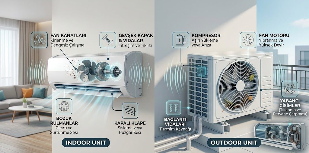 Klima Neden Ses Yapar? Ses Türlerine Göre Nedenleri