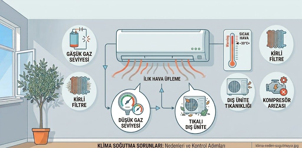 Klima Neden Soğutmuyor?